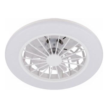 Brilo - LED stmievateľný stropný ventilátor PAFO LED/24W/230V 3000-6500K biely + diaľkové ovládanie