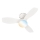 Brilo - LED Stmievateľný stropný ventilátor PAN LED/15W/230V 3000-6500K biela + diaľkové ovládanie