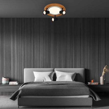 Brilo - LED Stropné svietidlo LED/12W/230V + 3xGU10/9W 3000K
