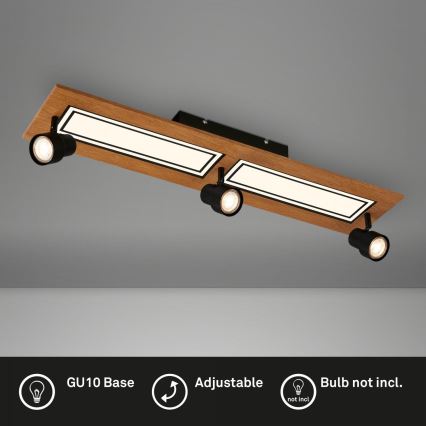 Brilo - LED Stropné svietidlo LED/24W/230V + 3xGU10/9W 3000K