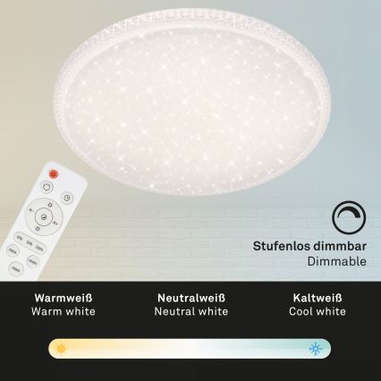 Brilo - LED stropné svietidlo LED/48W/230V pr. 60 cm