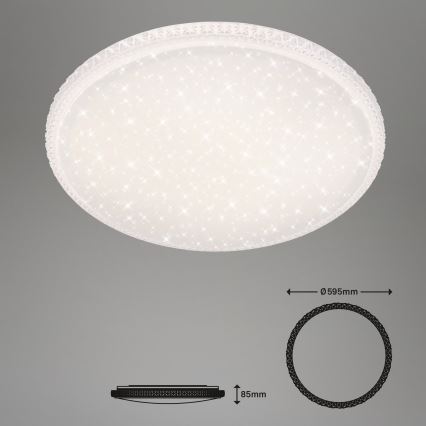 Brilo - LED stropné svietidlo LED/48W/230V pr. 60 cm