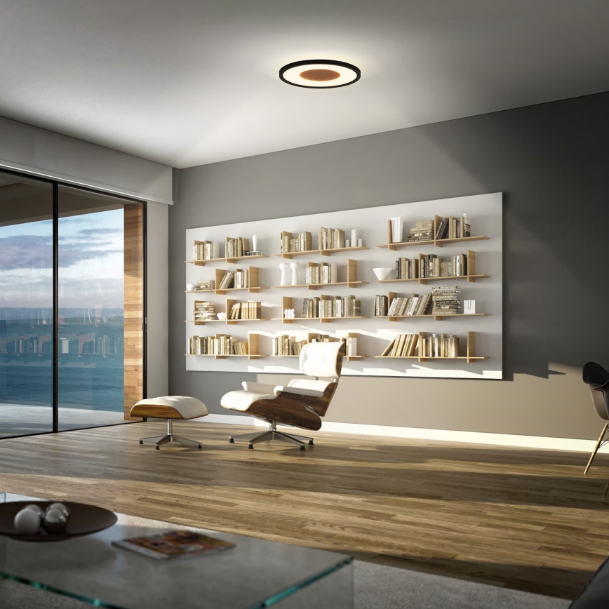 Brilo - LED stropné svietidlo SUFIT WOOD LED/18W/230V 3000K pr. 29 cm