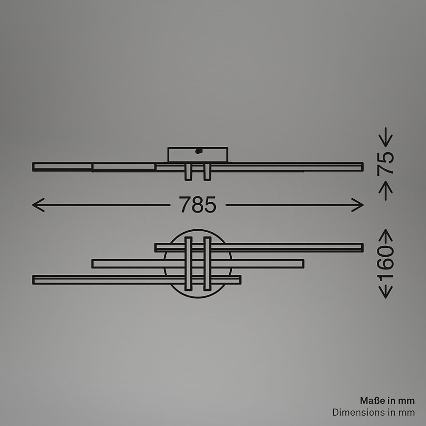 Brilo - LED stropné svietidlo TINKA LED/21W/230V 3000K medené