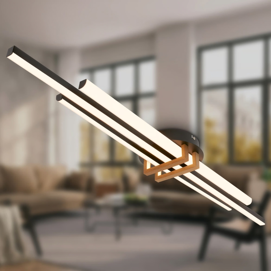 Brilo - LED stropné svietidlo TINKA LED/30W/230V 3000K čierne