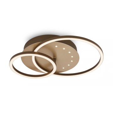 Brilo - stmievateľné LED stropné svietidlo LED/26W/230V 3000K hnedé