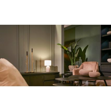 Brilo - Stolná lampa INO 1xE14/10W/230V biela