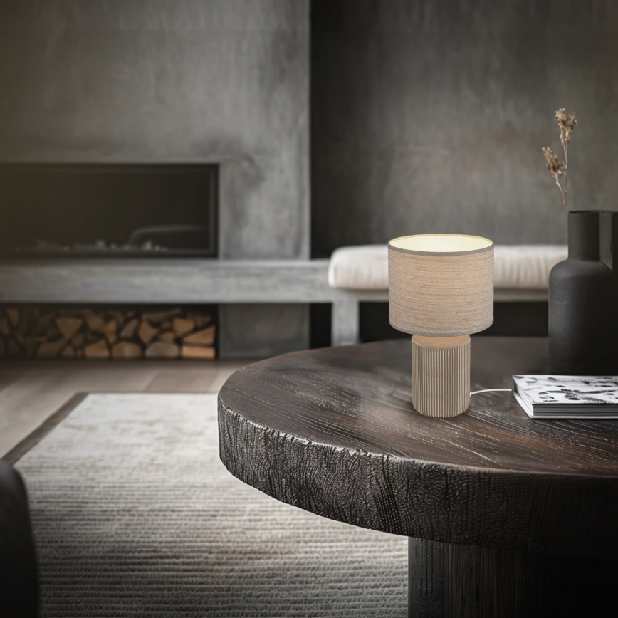 Brilo - Stolná lampa INO 1xE14/10W/230V hnedá