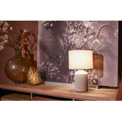 Brilo - Stolná lampa INO 1xE14/10W/230V hnedá