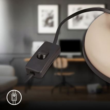 Brilo - Stolová lampa PIXA 1xE14/25W/230V béžová