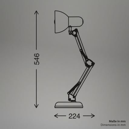 Brilo - Stolová lampa PIXA 1xE14/25W/230V béžová