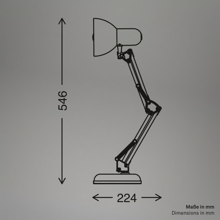 Brilo - Stolová lampa PIXA 1xE14/25W/230V béžová