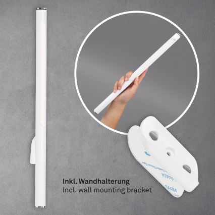 Briloner 1384-016 - LED Stmievateľná dotyková stojacia lampa 2v1 EVERYWHERE LED/2,3W/5V 2000 mAh