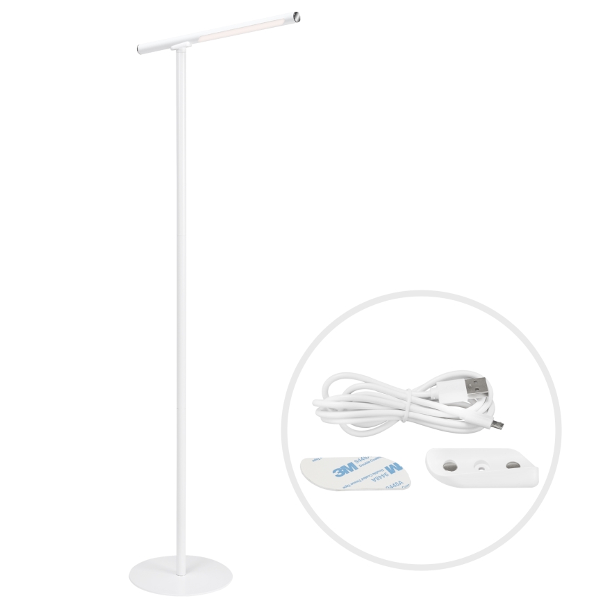 Briloner 1384-016 - LED Stmievateľná dotyková stojacia lampa 2v1 EVERYWHERE LED/2,3W/5V 2000 mAh