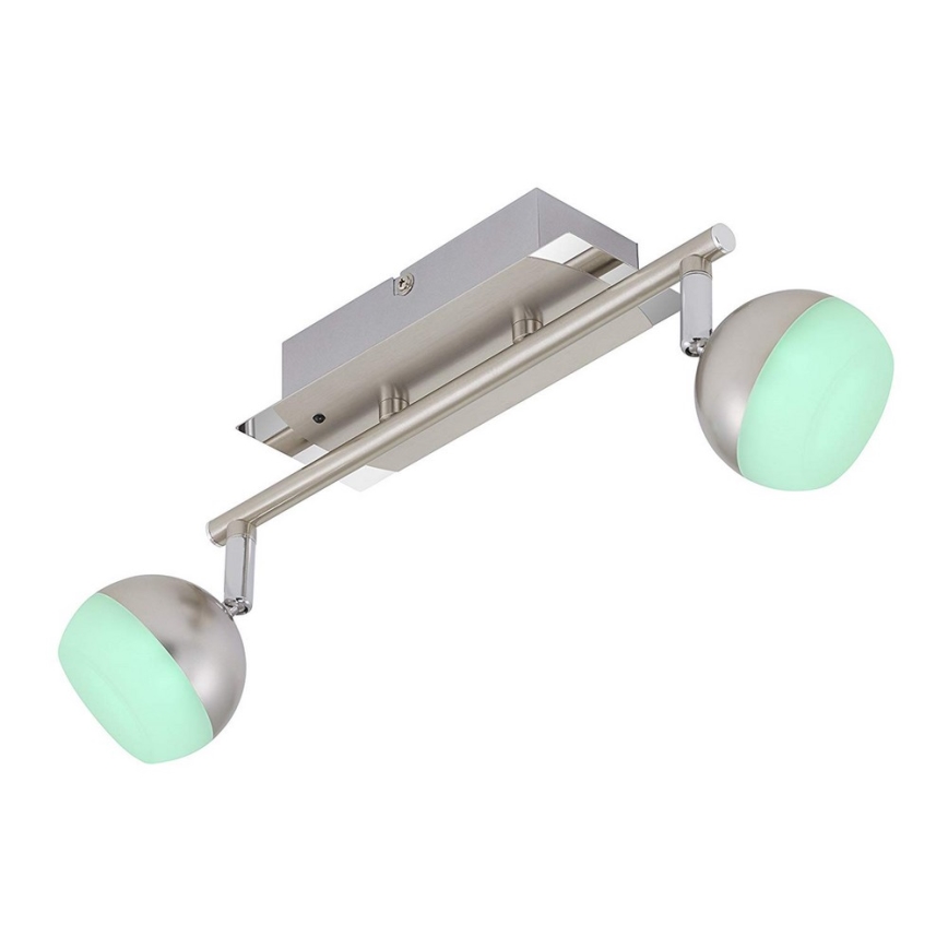 Briloner 2040-022 - LED RGB Stmievateľné bodové svietidlo 2xLED/3,3W/230V  + diaľkové ovládanie
