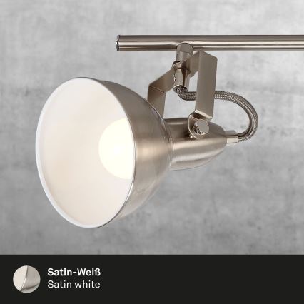 Briloner 2049-042 - Bodové svietidlo 4xE14/40W/230V strieborné