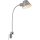Briloner 2079-014 - Nástenná flexibilná lampa 1xE27/10W/230V strieborná
