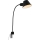 Briloner 2079-015 - Nástenná flexibilná lampa 1xE27/10W/230V čierna