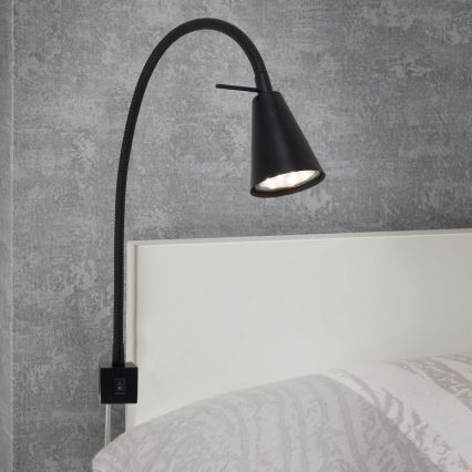 Briloner 2080-015 - LED Nástenná lampa COMFORT LIGHT 1xGU10/5W/230V čierna