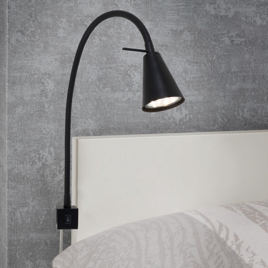 Briloner 2080-015 - LED Nástenná lampa COMFORT LIGHT 1xGU10/5W/230V čierna