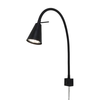 Briloner 2080-015 - LED Nástenná lampa COMFORT LIGHT 1xGU10/5W/230V čierna