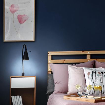 Briloner 2080-015 - LED flexibilná nástenná lampa COMFORT LIGHT 1xGU10/5W/230V čierna