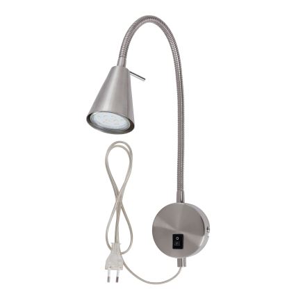 Briloner 2082-012 - LED Nástenná lampa COMFORT LIGHT 1xGU10/5W/230V matný chróm