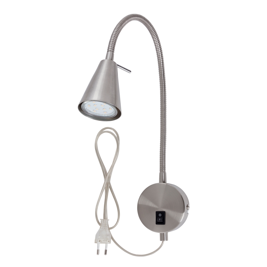 Briloner 2082-012 - LED Nástenná lampa COMFORT LIGHT 1xGU10/5W/230V matný chróm