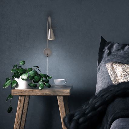 Briloner 2082-012 - LED flexibilné nástenné svietidlo COMFORT LIGHT 1xGU10/5W/230V matný chróm