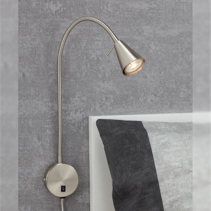 Briloner 2082-012 - LED flexibilné nástenné svietidlo COMFORT LIGHT 1xGU10/5W/230V matný chróm