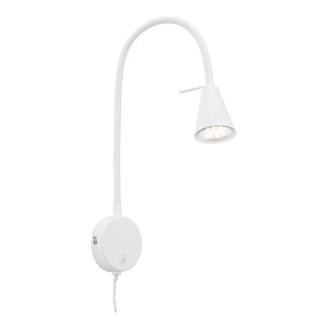 Briloner 2082-016 - LED flexibilné nástenné svietidlo COMFORT LIGHT 1xGU10/5W/230V biela