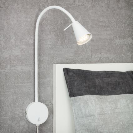 Briloner 2082-016 - LED Nástenná lampa COMFORT LIGHT 1xGU10/5W/230V biela