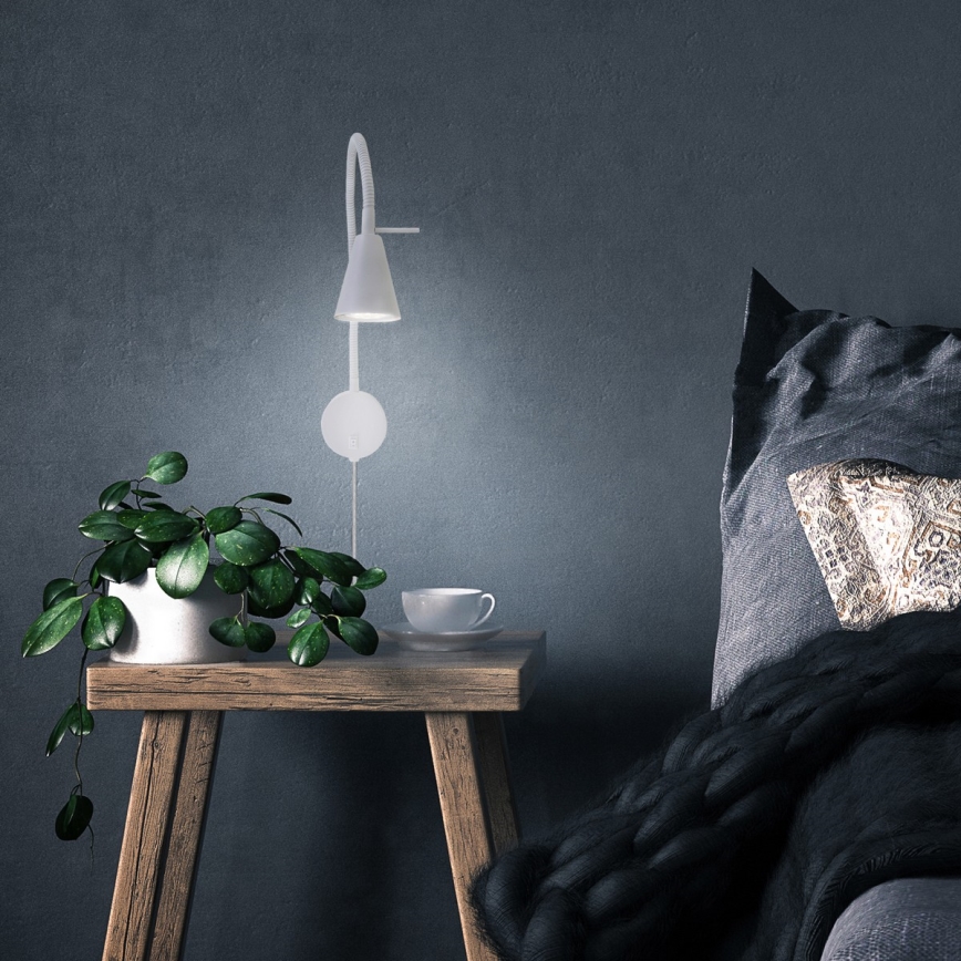 Briloner 2082-016 - LED flexibilné nástenné svietidlo COMFORT LIGHT 1xGU10/5W/230V biela