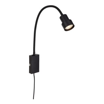 Briloner 2085-015 - LED Dotyková nástenná lampa TUSI 1xGU10/5W/230V čierna