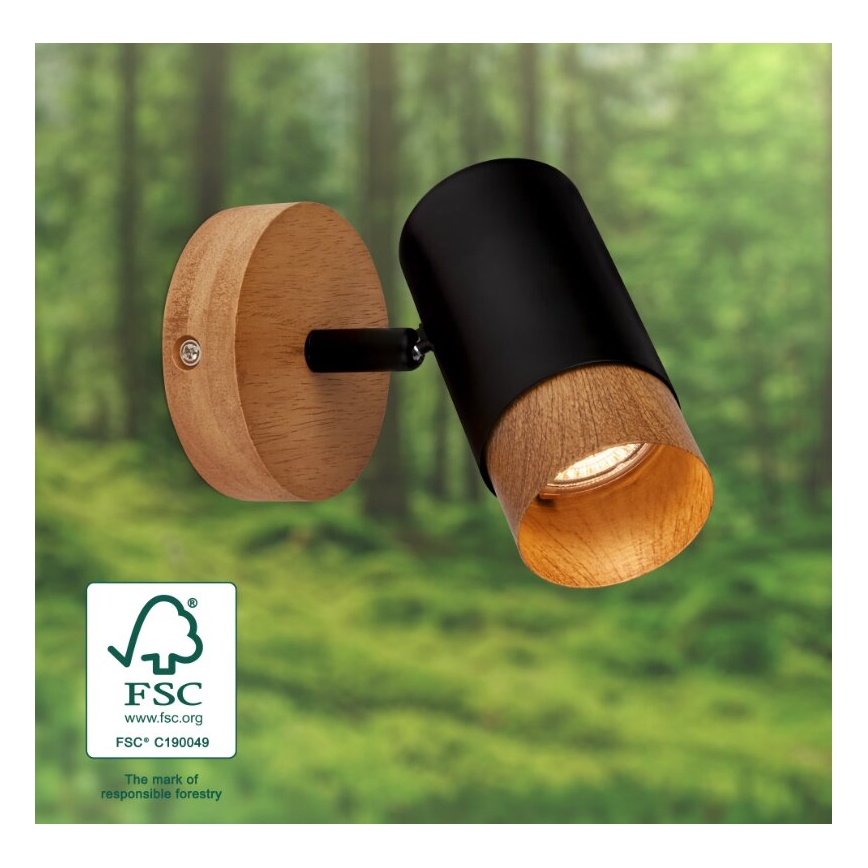 Briloner 2144015 - Nástenné bodové svietidlo SPOT 1xGU10/9W/230V
