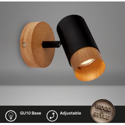 Briloner 2144015 - Nástenné bodové svietidlo SPOT 1xGU10/9W/230V
