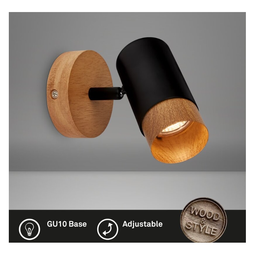 Briloner 2144015 - Nástenné bodové svietidlo SPOT 1xGU10/9W/230V