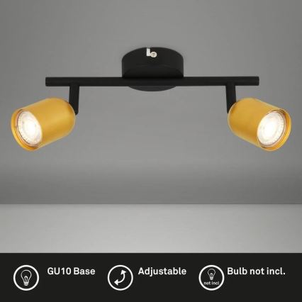 Briloner 2145-027 - Bodové svietidlo 2xGU10/9W/230V