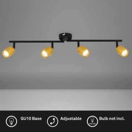 Briloner 2145-047 - Bodové svietidlo 4xGU10/9W/230V