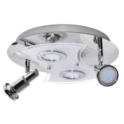 Briloner 2159-048LM - LED Bodové svietidlo SPLASH 4xGU10/3W/230V