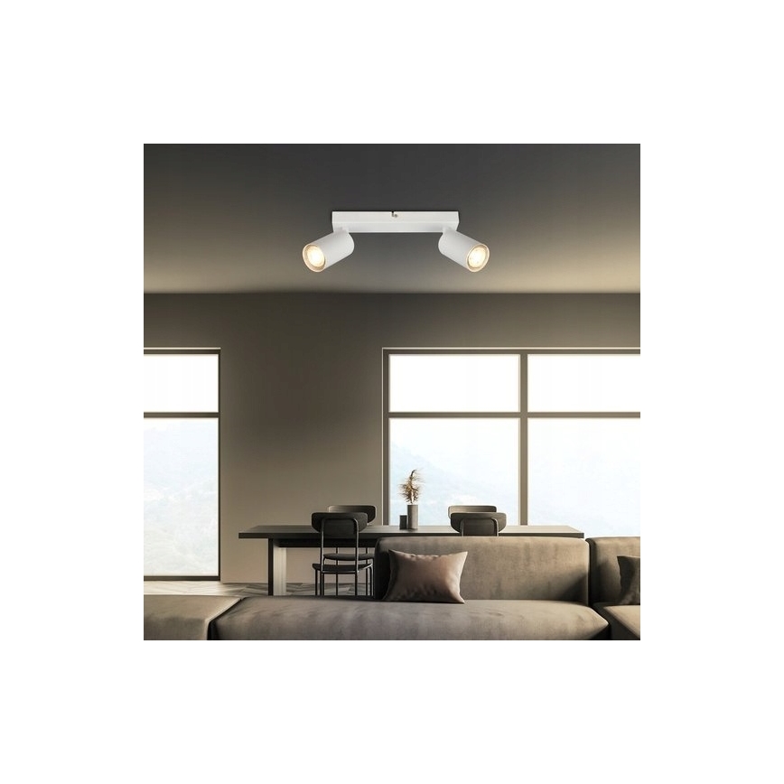 Briloner 2172-026 - Bodové svietidlo SPOT 2xGU10/9W/230V biela