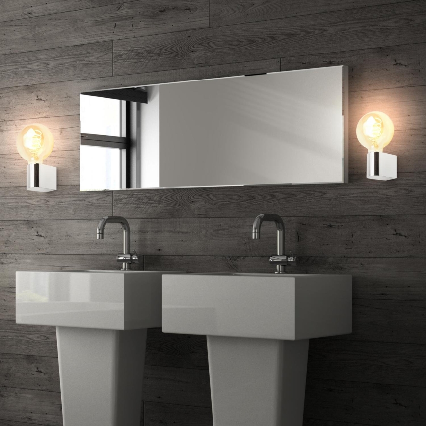 Briloner 2182-018 - Kúpeľňové nástenné svietidlo DONGA 1xE27/10W/230V IP44 lesklý chróm