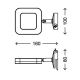 Briloner 2296-018 - LED Nástenné svietidlo SPLASH 1xLED/4,5W/230V