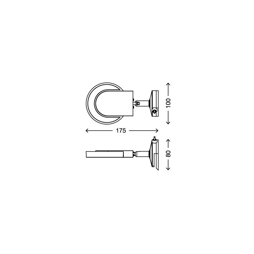 Briloner 2297-018 - LED Osvetlenie zrkadla SURF 1xLED/4,5W/230V
