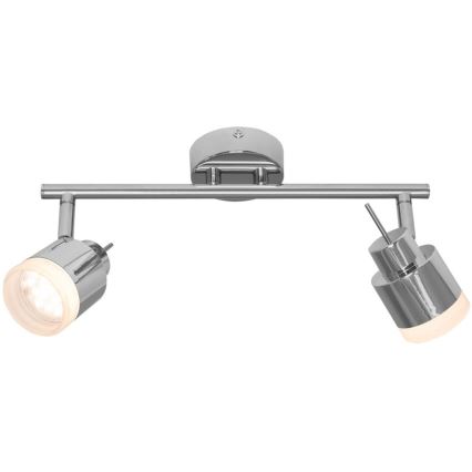 Briloner 2733-028 - LED Kúpeľňové bodové svietidlo SPLASH 2xLED/4W/230V IP44