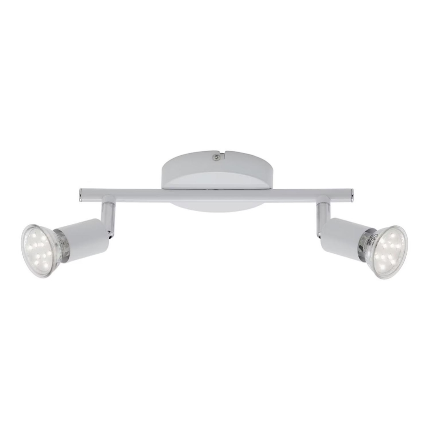 Briloner 2767-026 - LED Bodové svietidlo 2xGU10/6W/230V biela