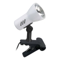 Briloner 2794/016P - Svietidlo s klipom 1xE14/40W/230V čierna/biela