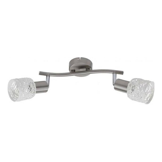 Briloner 2826-022 - Bodové svietidlo SPOT 2xE14/6W/230V matný chróm