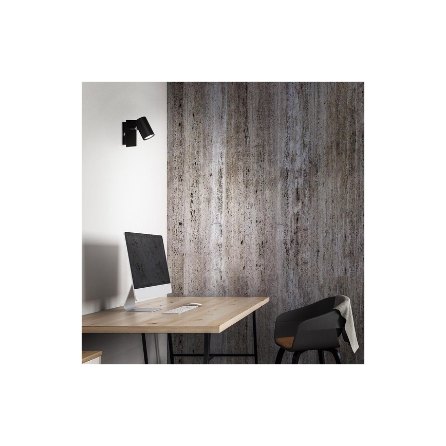 Briloner 2857-015 - Nástenné bodové svietidlo SPOT 1xGU10/40W/230V čierna