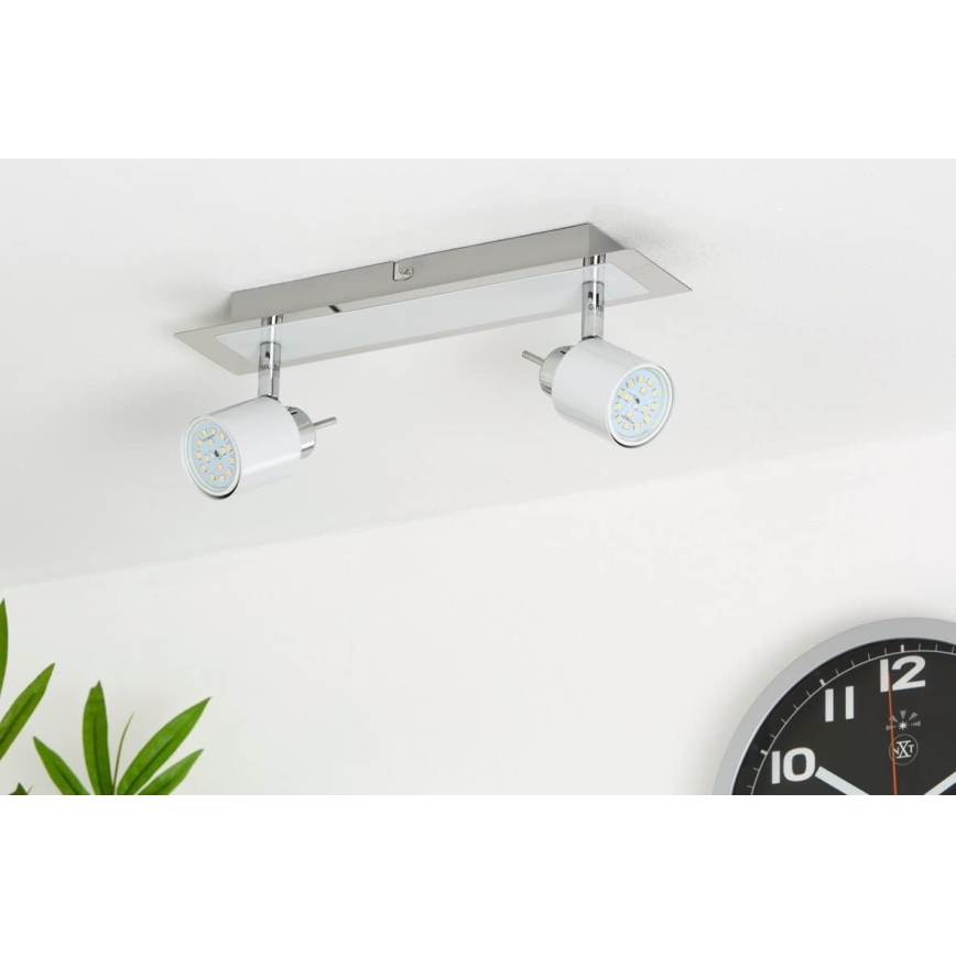 Briloner 2866-026 - LED Bodové svietidlo SPOT 2xGU10/5W/230V